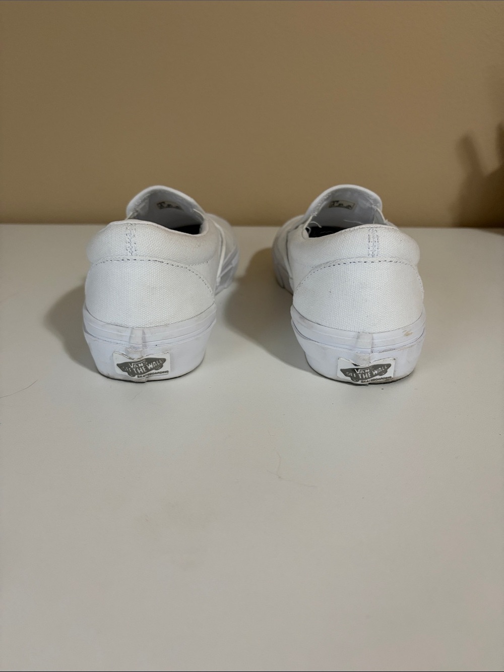 Vans White Canvas Slip-On - Picture 5 of 6